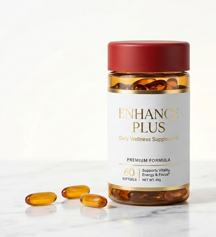 Frasco Enhance Plus – suplemento de energia e vitalidade